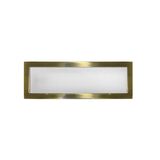 LED ΦΩΤΙΣΤ.ΑΛΟΥΜΙNΙΟΥ ΕΠΙΤΟΙΧΟ ΟΡΘΟΓΩΝΙΟ 1.3W ΨΥΧΡΟ ANTIKE