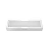 Wall mounted Lighting Fitting Rectangular 9737 IP54 21Led 230V white frame warm White