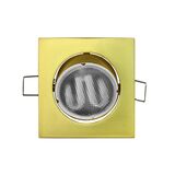 Recessed Spot light Square WL-158 Adjustable Aluminum MR16 (gold perl)KG-P