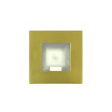 Mini Recessed Spot light Square WL-276 JC frosted square glass golden
