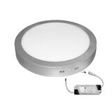 Wall Mounted LED Slim Downlight 25W Round 3000K Silver D300