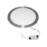 Led Down Light 25W Round Slim Type 3000K 120° Satin D300