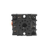 Relay Socket 11pin square black