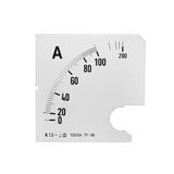 Plate for Analog Ammeter 96x96 100/5A