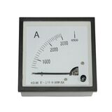 Analog Panel Ammeter 96x96 3000/5A complete