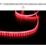 Led SMD Strip 3528 IP54 24VDC 90L/m 7.2W/m White PCB Red