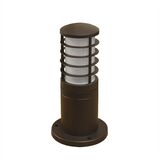 Ground Aluminum Cylinder with shades with base Lighting fitting D90mm 7113-300 E27 IP44 grained rust