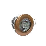 Mini Recessed Spot light (1751) JC with reflector mat copper