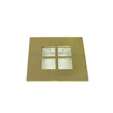 Mini Recessed Spot light Square WL-277 JC checkered frosted glass gold