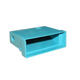 Plastic box for wall fitting of recessed Rectangular lighting fitting 9601