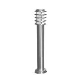 Ground Pillar Inox Lighting Fitting with shade h65cm E27 IP44 satin