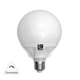 LED ΛΑΜΠΑ GLOBE Φ105 E27 15W ΝΤΙΜΑΡΙΖΟΜΕΝΟ ΨΥΧΡΟ 6200Κ