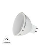 LED ΛΑΜΠΑ MR16 7W 12VAC/DC 105° ΝΤΙΜΑΡΙΖΟΜΕΝΟ ΘΕΡΜΟ 3000Κ