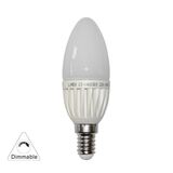 LED ΛΑΜΠΑ ΚΕΡΑΚΙ Ε14 3W 230V ΝΤΙΜΑΡΙΖΟΜΕΝΟ ΨΥΧΡΟ 6200Κ