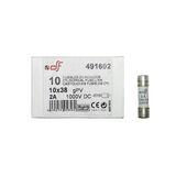 ΦΥΣΙΓΓΙΑ ΚΥΛΙΝΔΡΙΚΑ 10x38mm 2Α 1000VDC gR DF