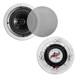 Ceiling speaker round 25W 8 ohm white (HST-660) set 2-way