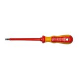 Screwdriver 1000V flathead for slotted screws 1X5.5X125 yellow