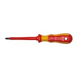 Screwdriver 1000V for Phillips screws (PH) No2 100mm yellow