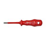 Screwdriver 1000V for Phillips screws (PH) No0 60mm red