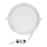 LED ΦΩΤΙΣΤΙΚΑ ΨΕΥΔΟΡΟΦΗΣ ΑΛΟΥΜ. ΣΤΡΟΓΓ 24W 4000K 120° ΛΕΥΚΟ