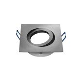 Recessed Spot light Square WL-47092 MR16 adjustable Aluminum Brush with even Ring brush