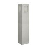 Ground Pillar Aluminum Rectangular Ligthing Fitting D150x900mm 7275-900 E27 grey