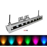 ΠΡΟΒ.LED ΕΠΙΜ.0,5Μ 9W 24VDC 15° RGB IP65 ΕΝΣΩΜ.CONTR ΑΛΟΥΜ