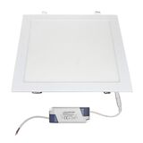 LED ΦΩΤΙΣ.ΨΕΥΔΟΡ ΑΛΟΥΜ ΤΕΤΡΑΓΩΝΟ 24W 3000K 120° ΛΕΥΚΟ D295