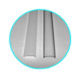 Cover diffusor 1m for aluminum led profile wide 30-580/30-0580