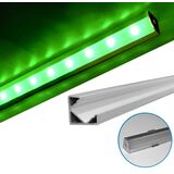 Aluminum Led profile 1m wall mounted L type for led strip max W:12mm L:1m W:18.1mm  H:18.1mm