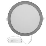 LED ΦΩΤΙΣ.ΨΕΥΔΟΡΟΦΗΣ ΑΛΟΥΜ ΣΤΡΟΓΓΥΛΟ 30W 3000K 120° ΑΣΗΜΙ