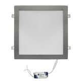 LED ΦΩΤΙΣ.ΨΕΥΔΟΡ ΑΛΟΥΜΙΝΙΟΥ ΤΕΤΡΑΓΩΝΟ 30W 3000K 120° ΑΣΗΜΙ