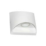 Wall mounted Oval Power led Aluminum lighting fitting 911 IP54 2cobx3W white warm white