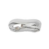 Telephone cord with male 6P4C on both ends 5m white