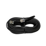 Telephone cord with male 6P4C on both ends 10m black