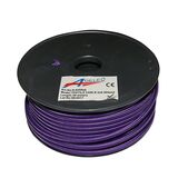 Textile flexible cable 2x0.50mm² Lilac (Purple)