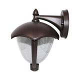 Wall mounted Aluminum Lighting Fitting Down 36072 Ε27 IP44 Grained Rust