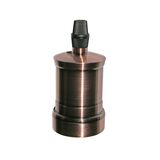 Aluminum lampholder E27 M10 red bronze