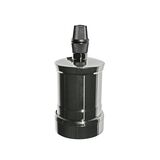 Aluminum lampholder E27 M10 black chrome (graphite)