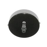 Canopy for ceiling chandelier cover graphite (black chrome)