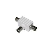 TV Plug 2x9.5mm 1 Male to 2 female