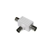 TV Plug 2x9.5mm 1 Male to 2 female