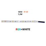 ΤΑΙΝΙΑ LED 5m 12VDC 7.2W/m 36LED/m RGB & ΛΕΥΚΟ 4000K IP20