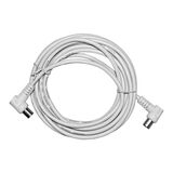 TV cable right angled male to right angled female 1.5m white