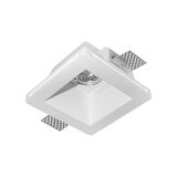 Recessed Gypsum spot square GU10 D:120*120 h:60mm