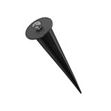 Plastic Black Stud for garden luminaries