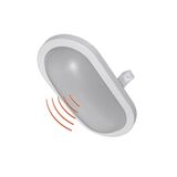 LED ΧΕΛΩΝA PC ΟΒΑΛ ΑΝΙΧΝ.ΚΙΝΗΣ.ΜΙΚΡΟΚ.15W 4000K IP64 ΛΕΥΚH