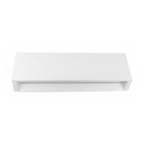 LED LUMINAIRY PC WALL INDIRECT LIGHTING CURVED RECTANGLE 4W 3000K IP65 WHITE