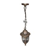 LANTERN PC HANGING FIXTURE ROUND E27 IP44 RUSTIK