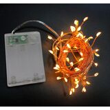 50 micro LED string light-copper wire battery operated Static Golden 2200K IP20